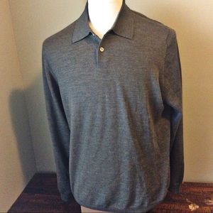 100% Fine Merino Wool Pullover Knit by Brooks 346